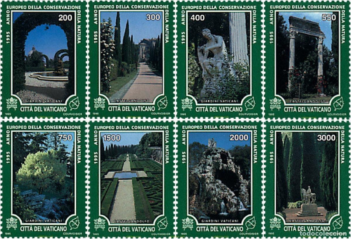 Sellos: 30695 MNH VATICANO 1995 A&Ntilde;O EUROPEO PARA LA PROTECCION DE LA NATURALEZA