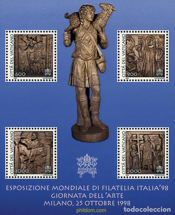 Sellos: 57036 MNH VATICANO 1998 ITALIA 98. EXPOSICION FILATELICA INTERNACIONAL