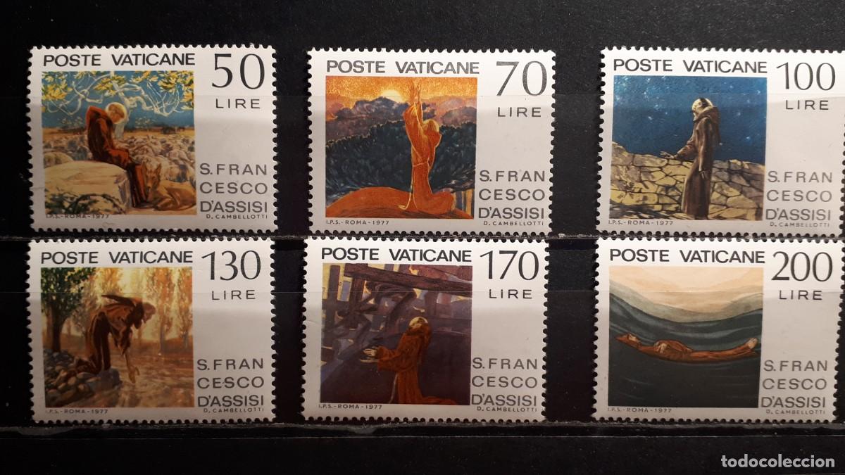 Sellos: VATICANO. A&Ntilde;O 1977. **. YVERT 628/33