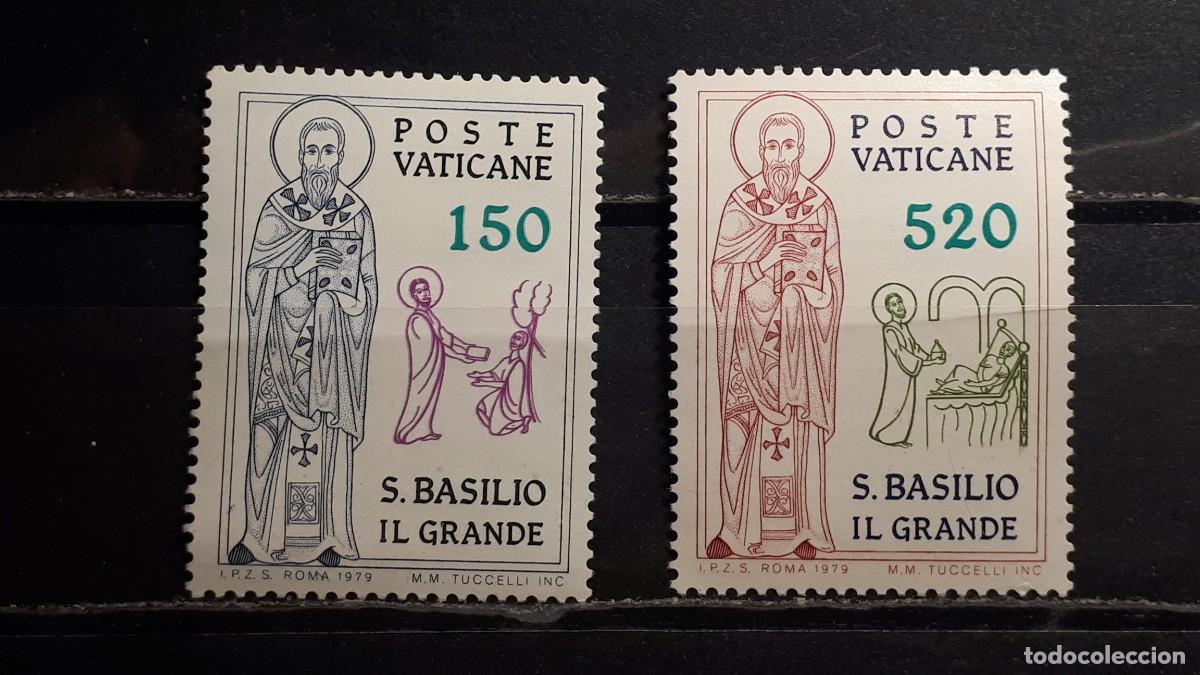 Sellos: VATICANO. A&Ntilde;O 1979. **. YVERT 673/4