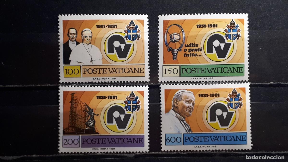Sellos: VATICANO. A&Ntilde;O 1981. **. YVERT 702/5
