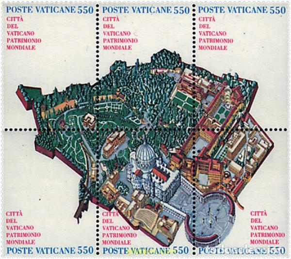 Sellos: 6366 MNH VATICANO 1986 CIUDAD DEL VATICANO, PATRIMONIO MUNDIAL