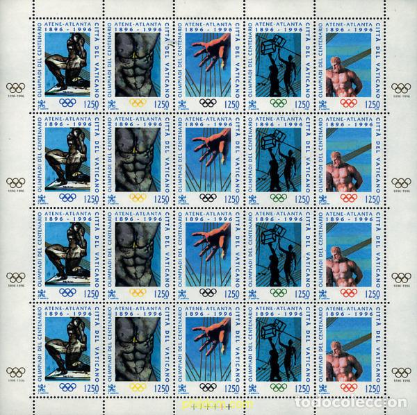 Selos: 10729 MNH VATICANO 1996 CENTENARIO DE LOS JUEGOS OLIMPICOS