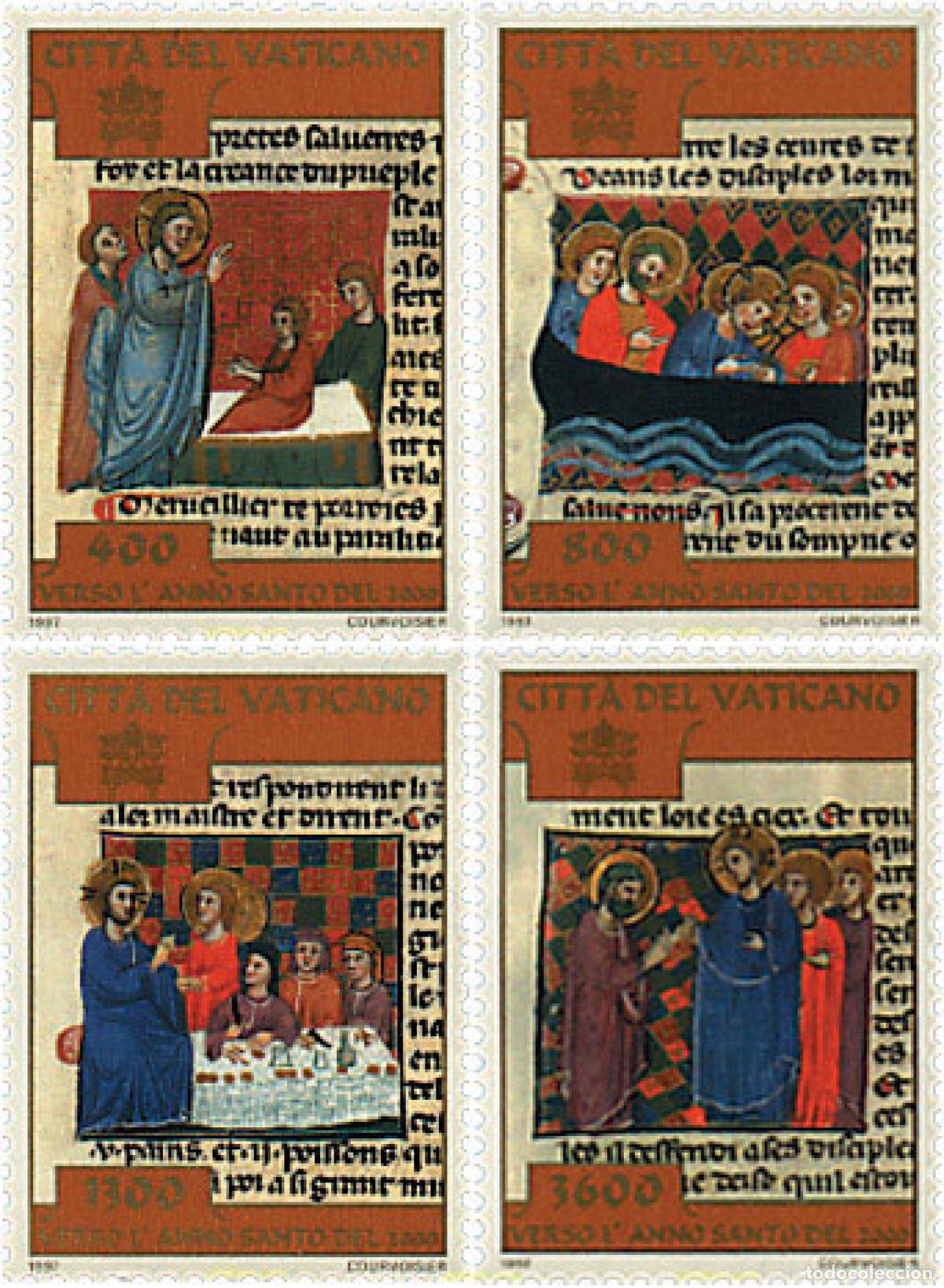 Sellos: 30716 MNH VATICANO 1997 A&Ntilde;O SANTO 2000. ESTAMPAS DEL SIGLO XIV
