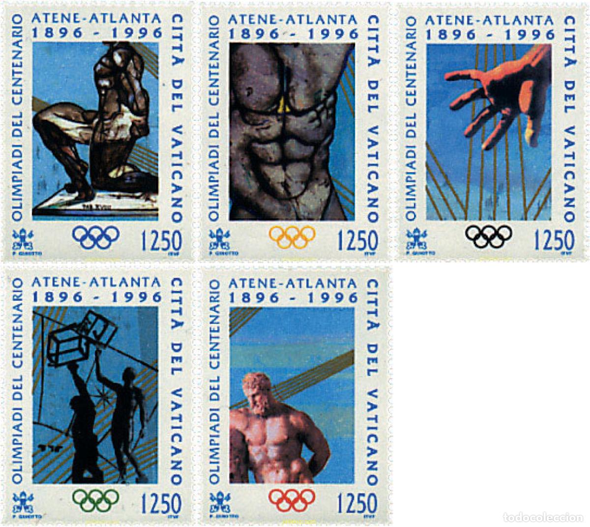 Sellos: 37223 MNH VATICANO 1996 CENTENARIO DE LOS JUEGOS OLIMPICOS
