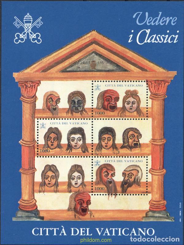 Sellos: 128797 MNH VATICANO 1997 EXPOSICION SOBRE LOS CLASICOS EN EL VATICANO