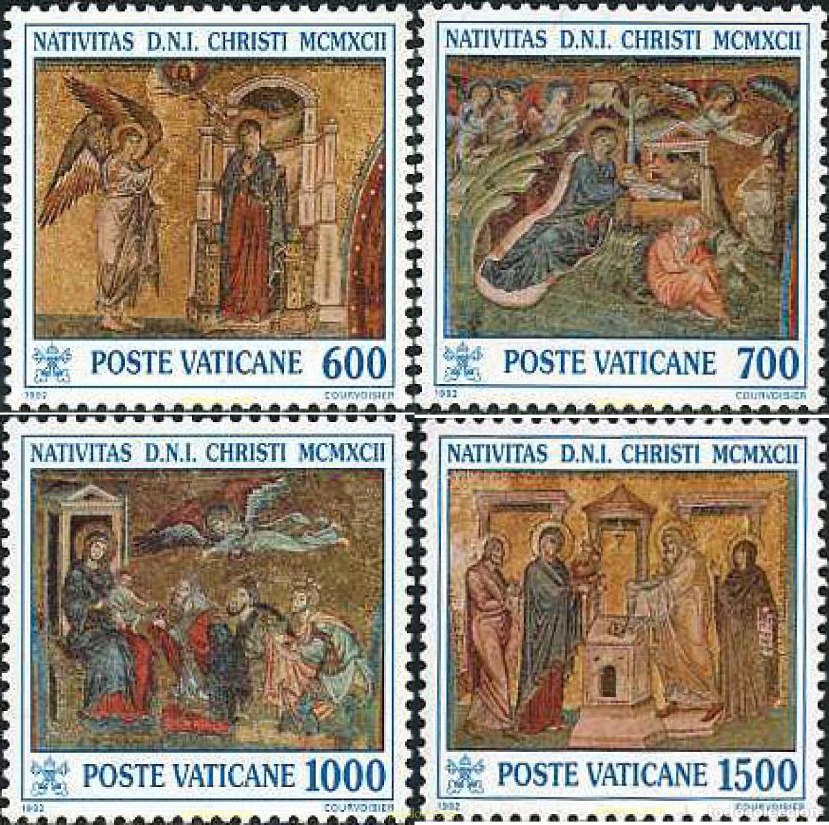 Sellos: 117056 MNH VATICANO 1992 NAVIDAD