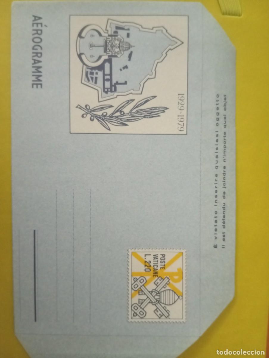 Sellos: VATICANO, 1979, AEROGRAMA,