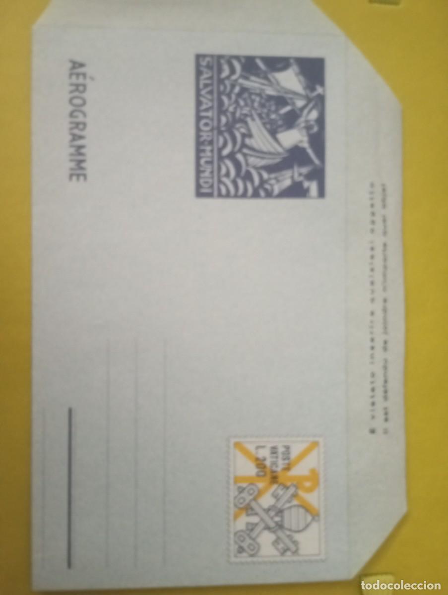 Sellos: VATICANO, 1979, AEROGRAMA,