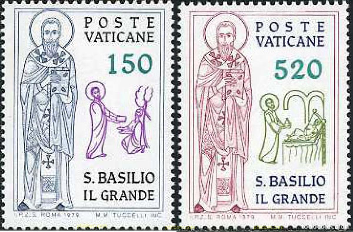 Sellos: 116874 MNH VATICANO 1979 16 CENTENARIO DE LA MUERTE DE SAN BASILIO EL GRANDE
