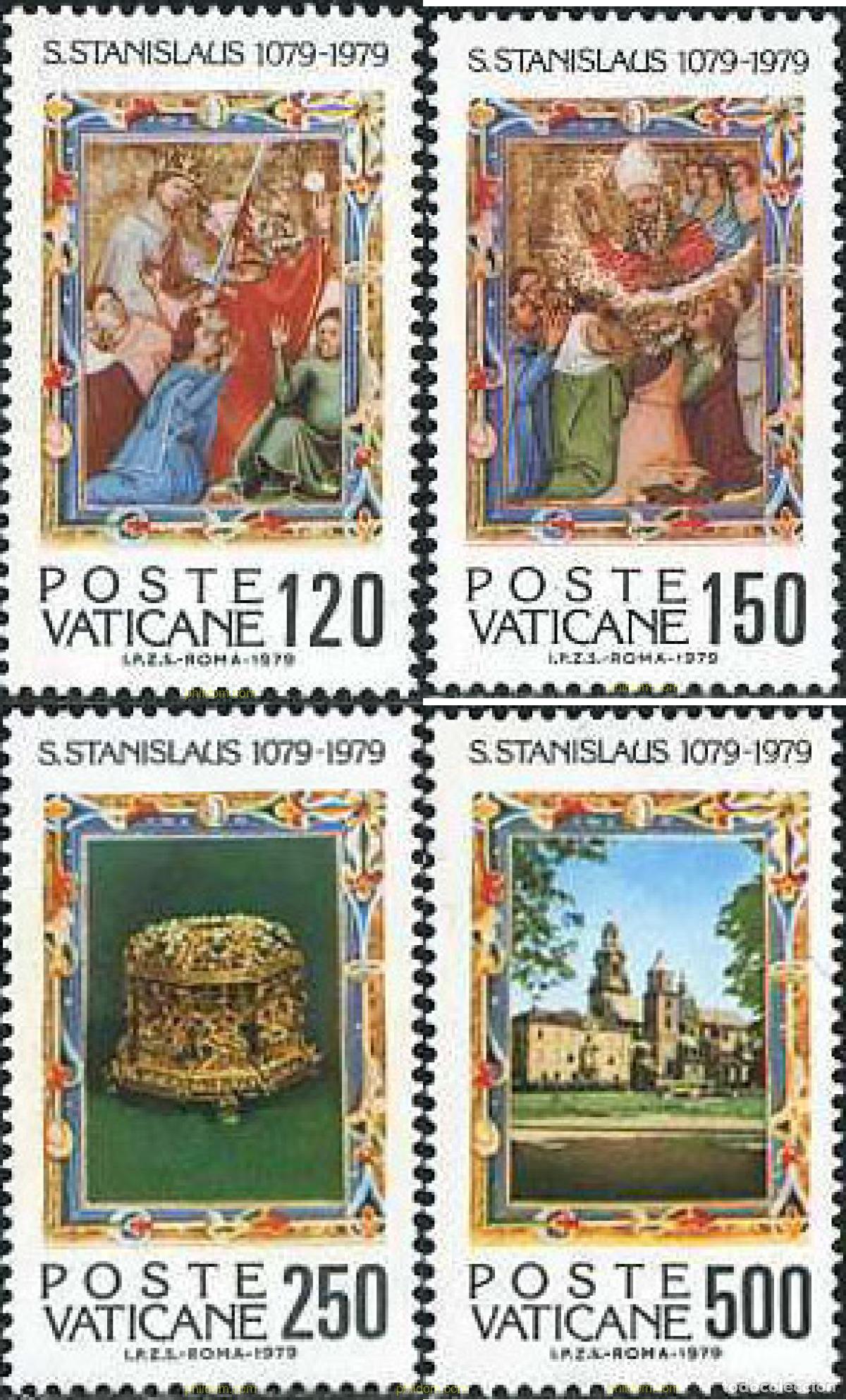 Sellos: 116871 MNH VATICANO 1979 9 CENTENARIO DEL MARTIR DE SAN ESTANISLAO