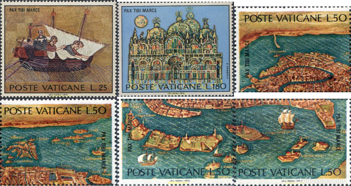 Sellos: 116438 MNH VATICANO 1972 UNESCO. SALVEMOS VENECIA