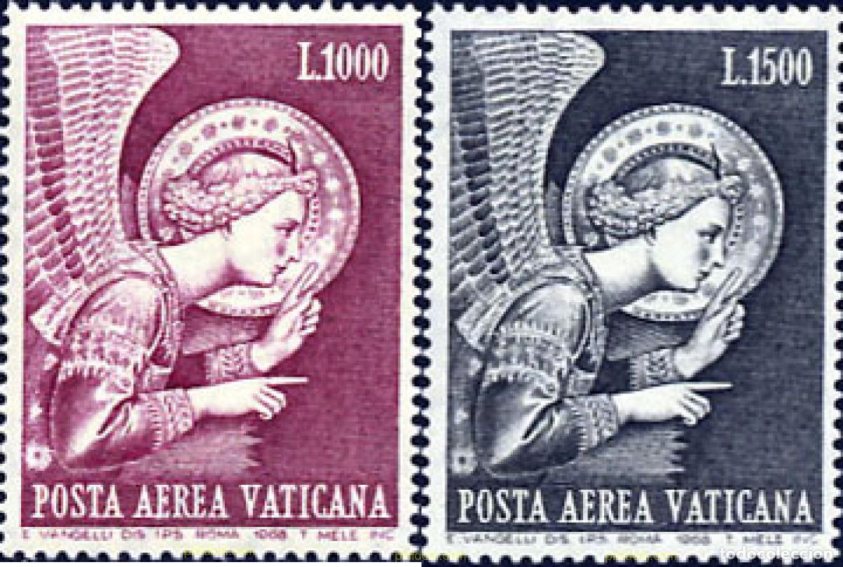 Sellos: 116300 MNH VATICANO 1968 ARCANGEL GABRIEL