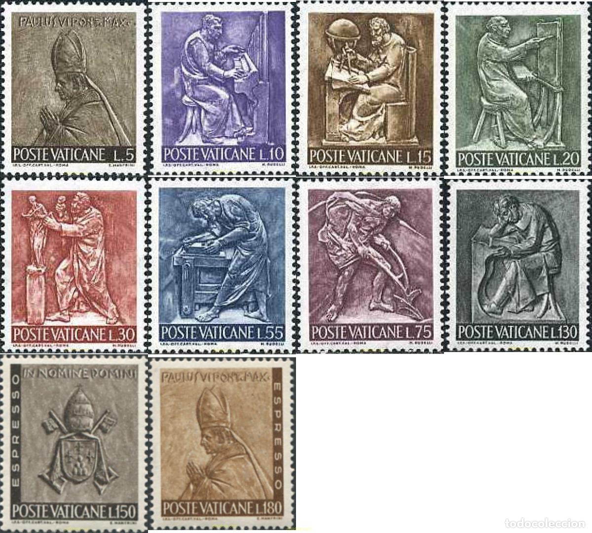 Sellos: 685488 MNH VATICANO 1966 ARTES Y OFICIOS