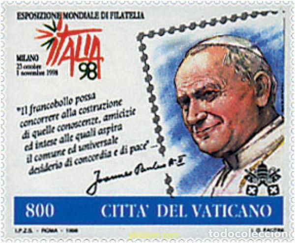Sellos: 57037 MNH VATICANO 1998 ITALIA 98. EXPOSICION FILATELICA INTERNACIONAL