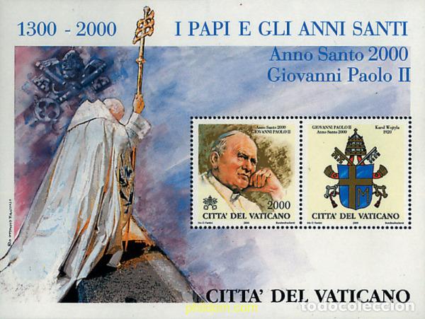Sellos: 57070 MNH VATICANO 2000 LOS PAPAS Y LOS A&Ntilde;OS SANTOS