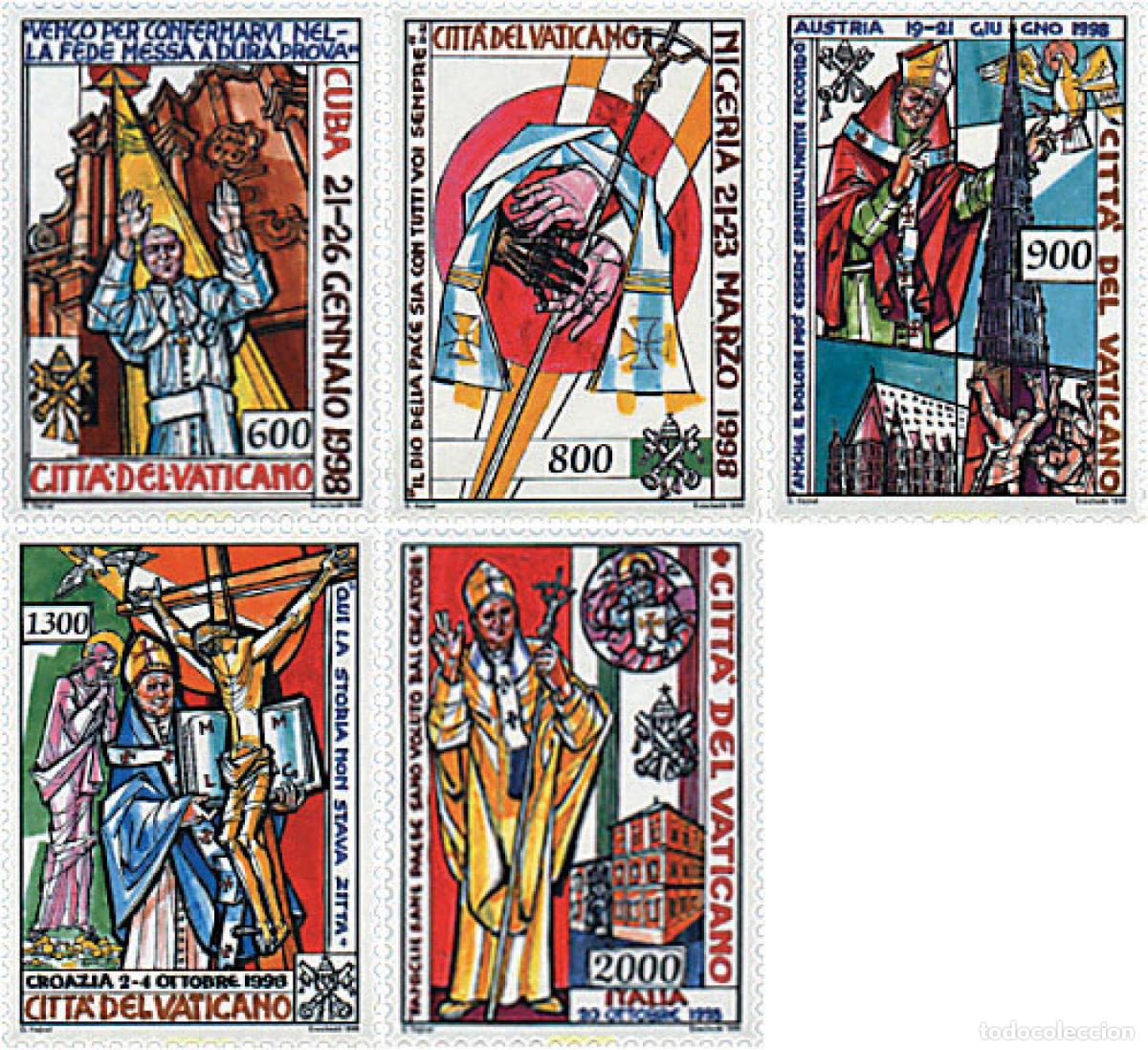 Sellos: 57045 MNH VATICANO 1999 VIAJES DEL PAPA JUAN PABLO II