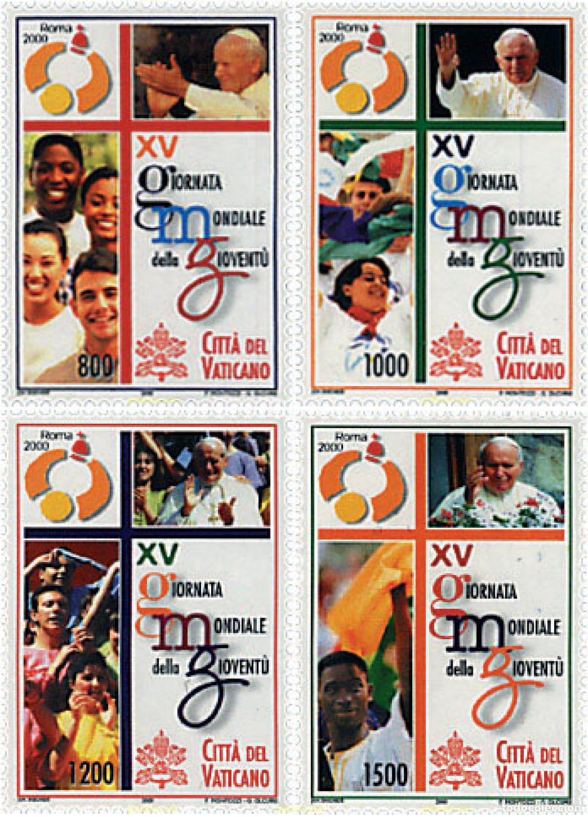 Sellos: 57071 MNH VATICANO 2000 A&Ntilde;O INTERNACIONAL DE LA JUVENTUD