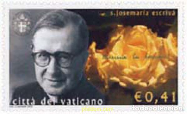 Sellos: 142105 MNH VATICANO 2003 HOMENAJE A JOSEMARIA ESCRIVA DE BALAGUER