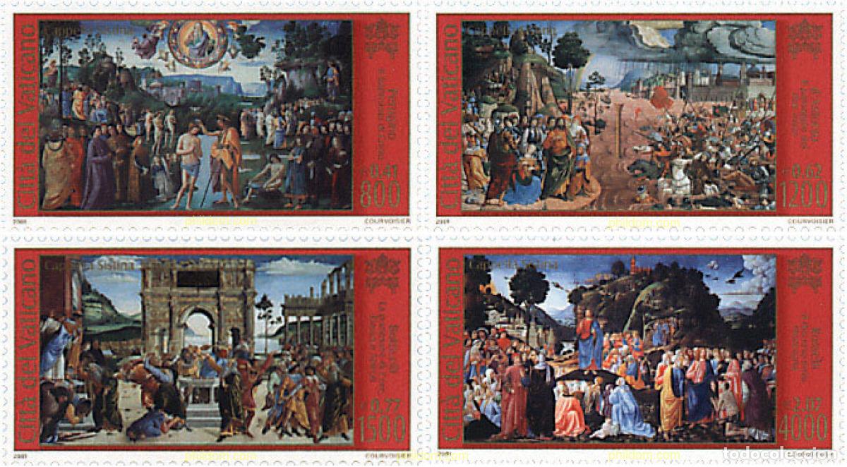 Sellos: 86502 MNH VATICANO 2001 LA CAPILLA SIXTINA