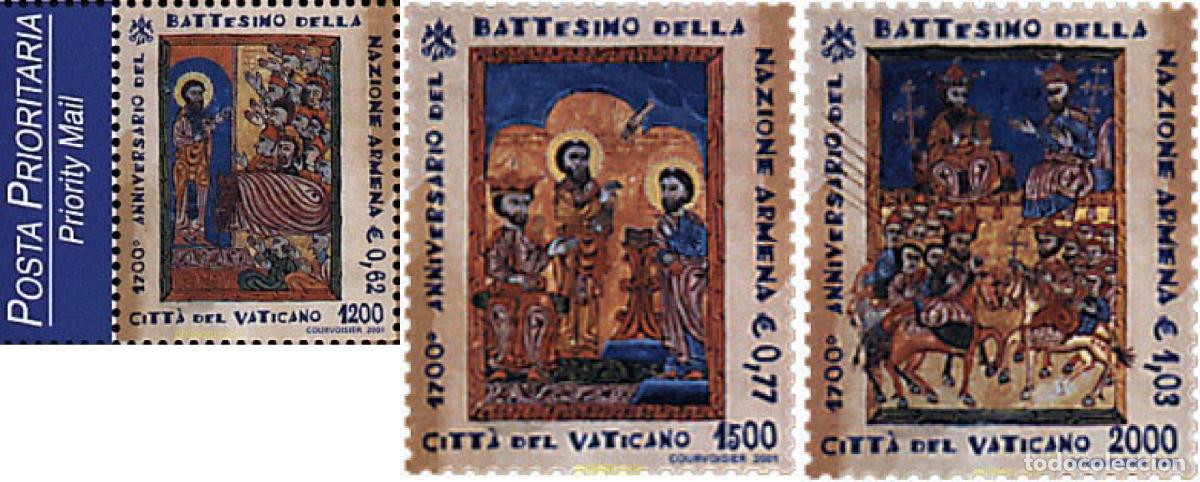 Sellos: 687833 MNH VATICANO 2001 1700 A&Ntilde;OS DEL CRISTIANISMO EN ARMENIA