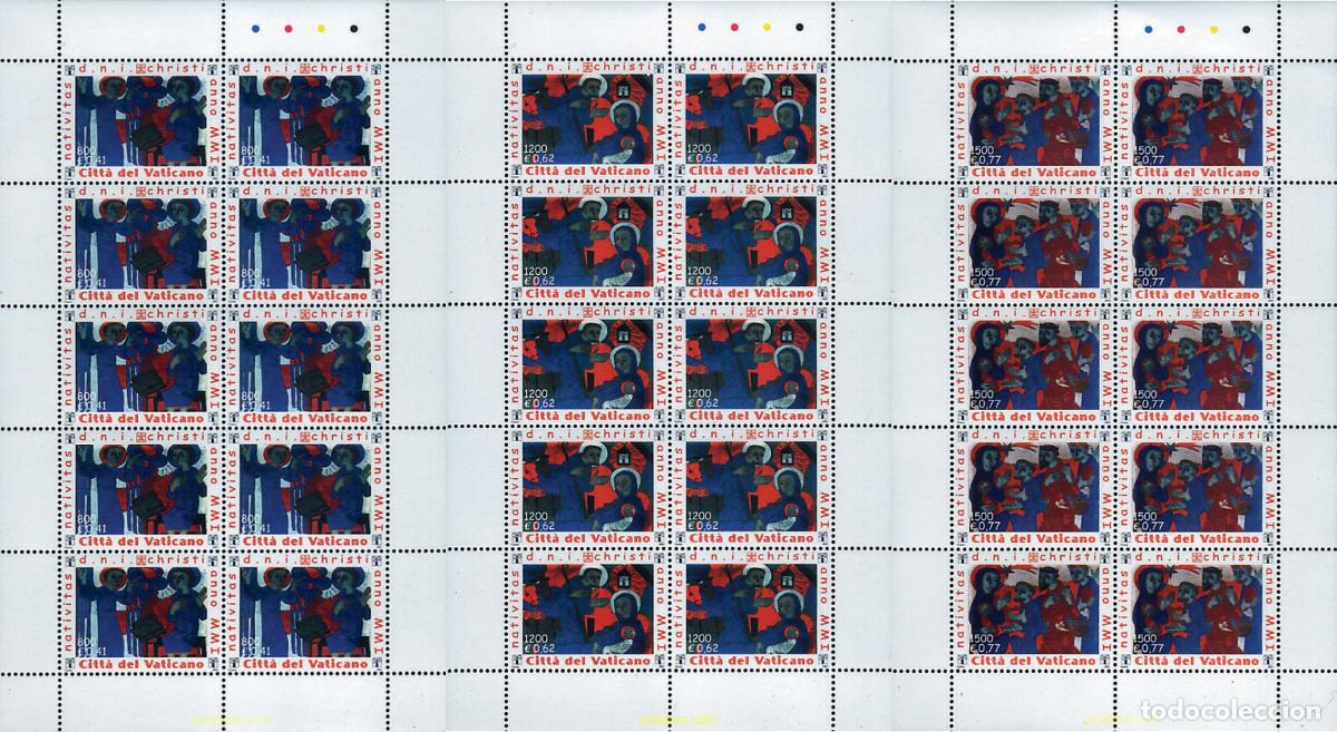 Sellos: 8157 MNH VATICANO 2001 NAVIDAD