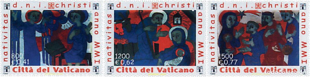 Sellos: 87308 MNH VATICANO 2001 NAVIDAD