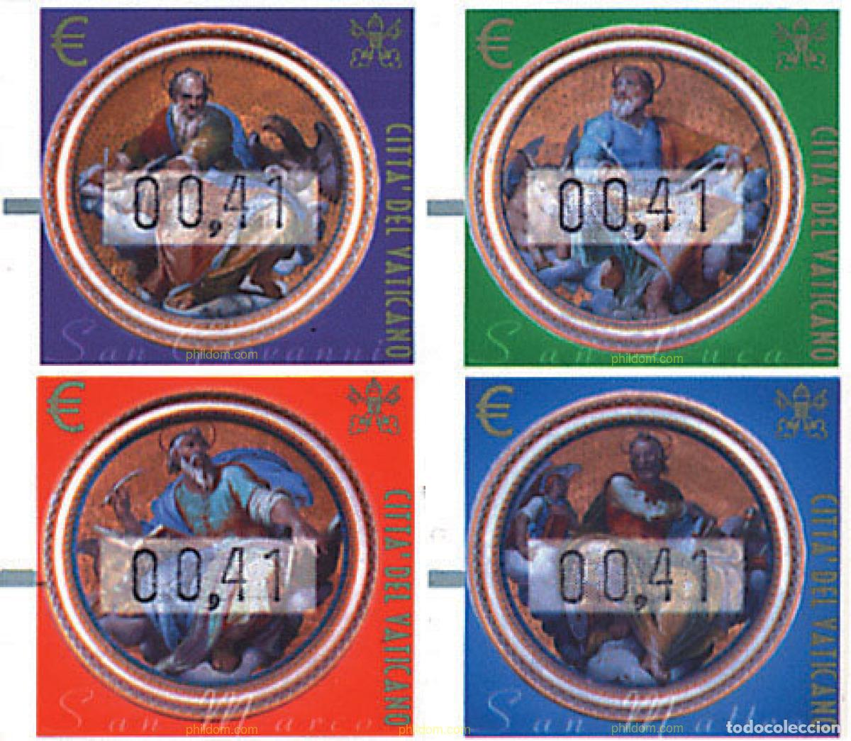 Sellos: 91404 MNH VATICANO 2002 LOS CUATRO EVANGELIOS