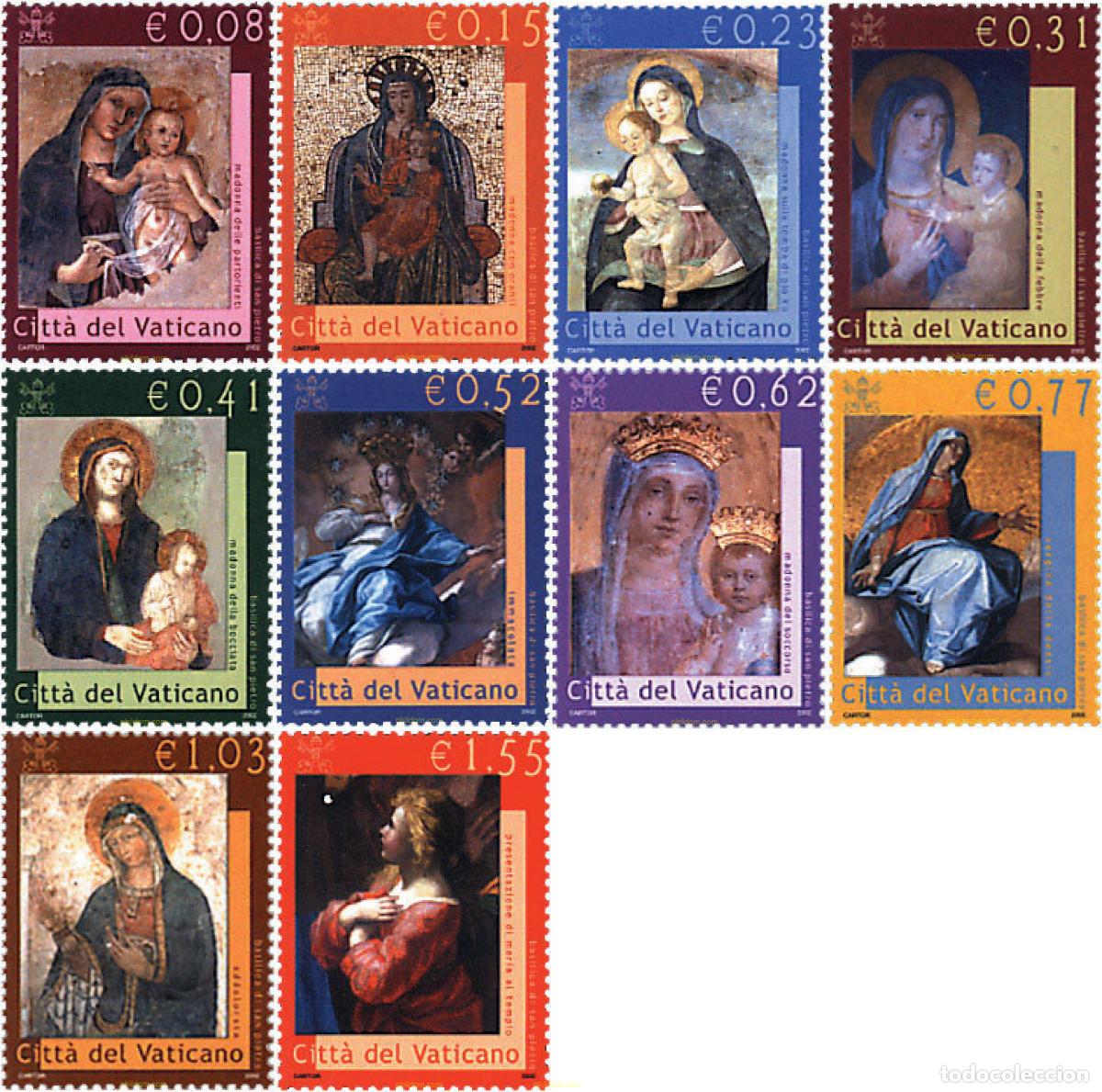 Sellos: 91402 MNH VATICANO 2002 LA VIRGEN EN LA BASILICA DE SAN PEDRO