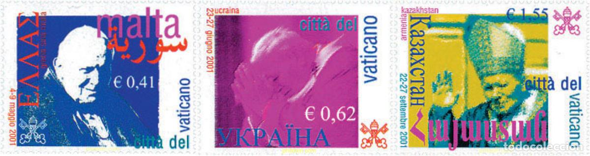 Sellos: 114063 MNH VATICANO 2002 LOS VIAJES DEL PAPA