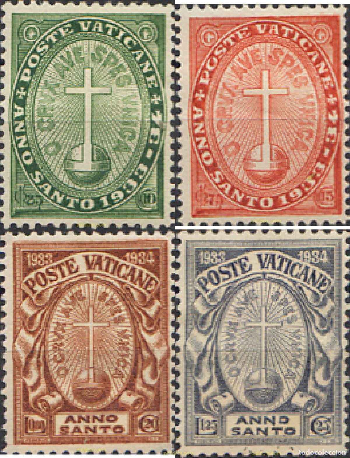 Sellos: 294991 HINGED VATICANO 1933 A&Ntilde;O SANTO