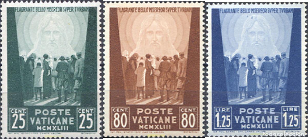 Sellos: 683848 HINGED VATICANO 1944 PRO PRISIONEROS DE GUERRA