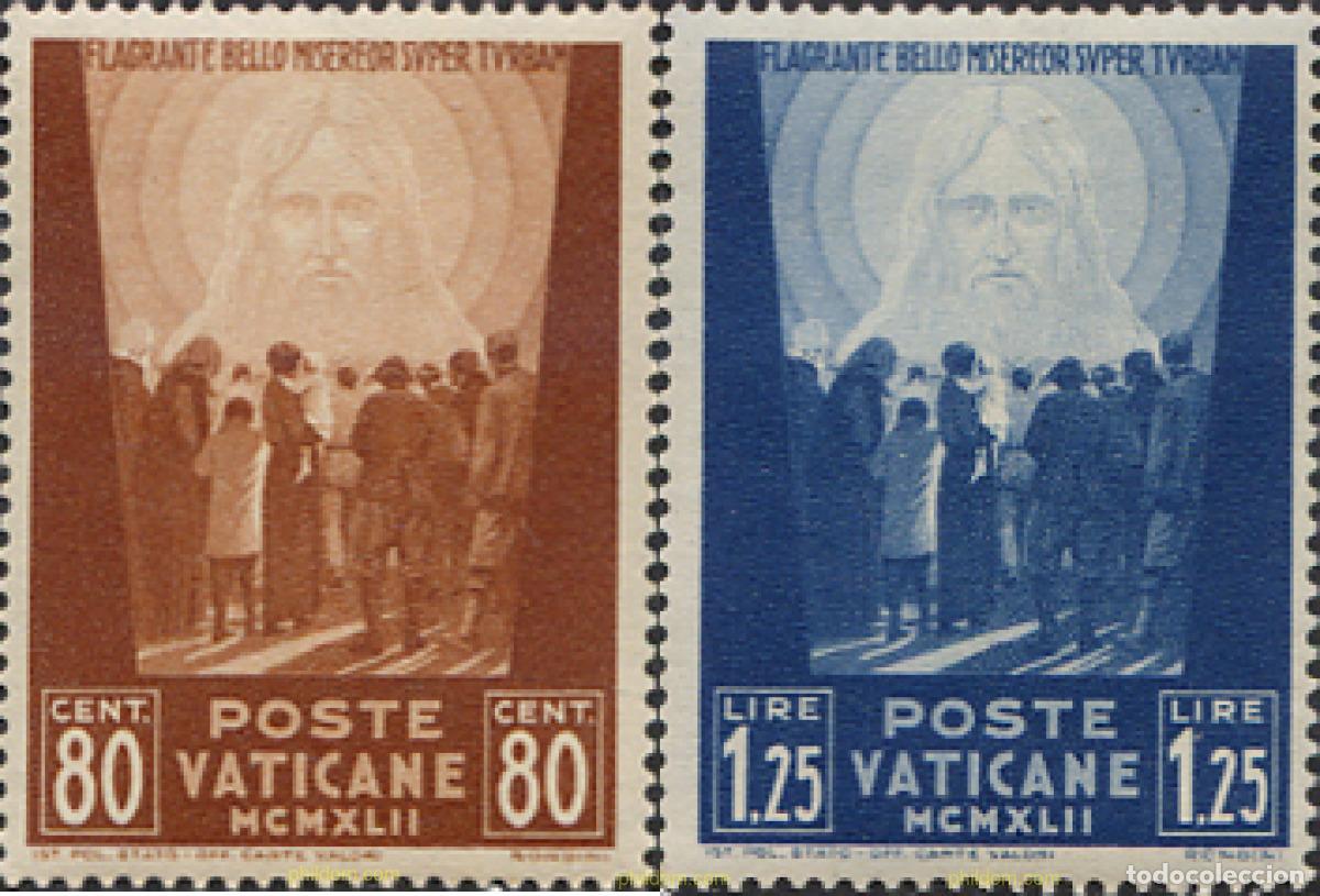 Sellos: 683847 MNH VATICANO 1942 PRO PRISIONEROS DE GUERRA