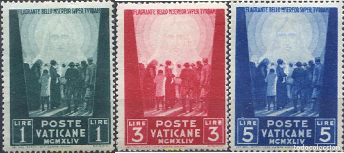 Timbres: 115528 MNH VATICANO 1945 PRO PRISIONEROS DE GUERRA