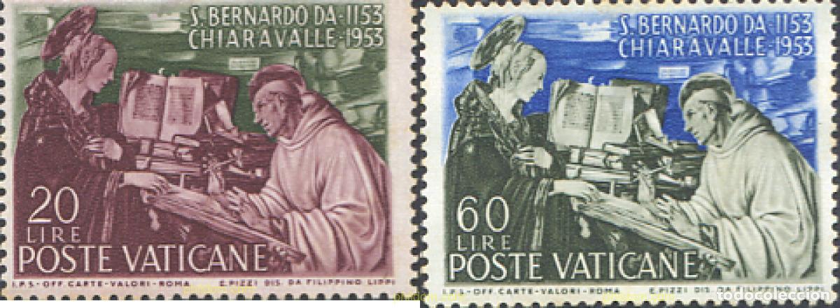 Timbres: 115753 MNH VATICANO 1953 8 CENTENARIO DE LA MUERTE DE SAN BERNABE