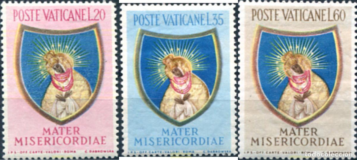 Timbres: 115776 MNH VATICANO 1954 CLAUSURA DEL A&Ntilde;O MARIANO