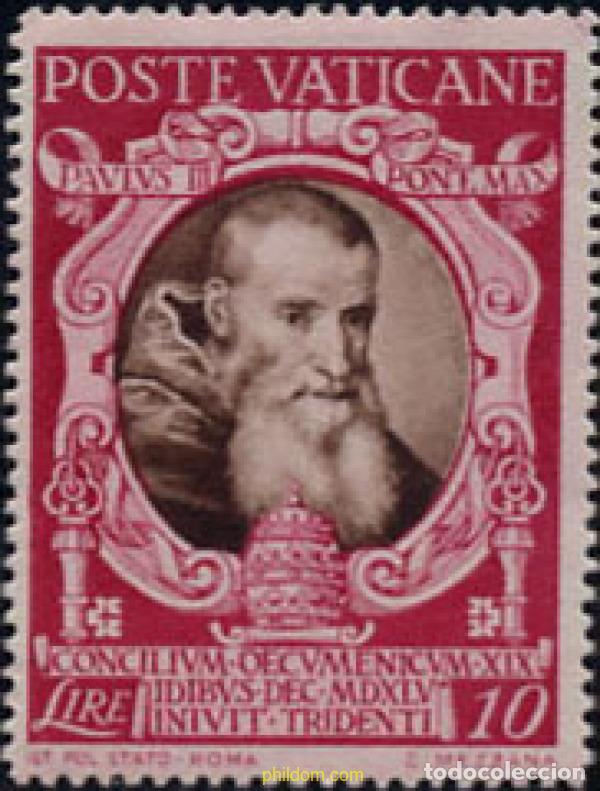 Sellos: 673694 HINGED VATICANO 1946 4 CENTENARIO DEL CONCILIO DE TRENTO