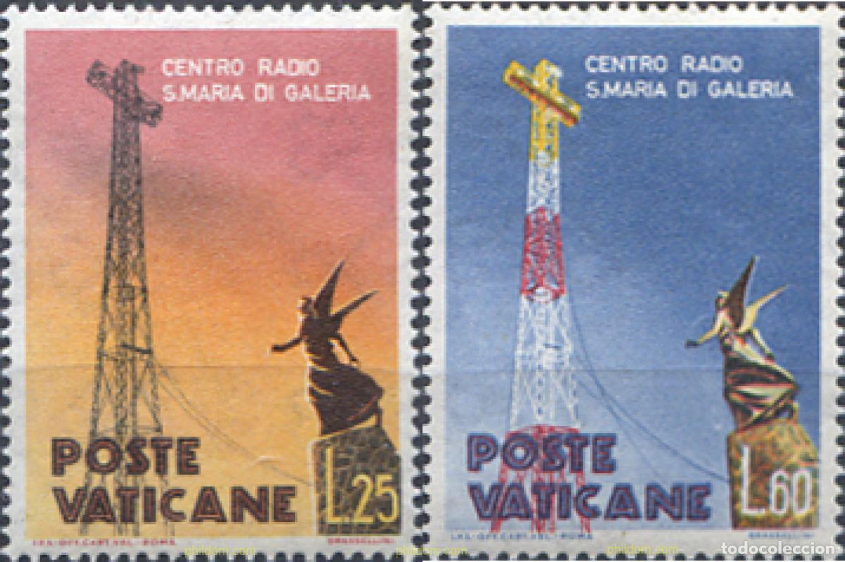 Selos: 684027 MNH VATICANO 1959 INAUGURACION DEL CENTRO DE TRANSMISION DE RADIO-VATICANO
