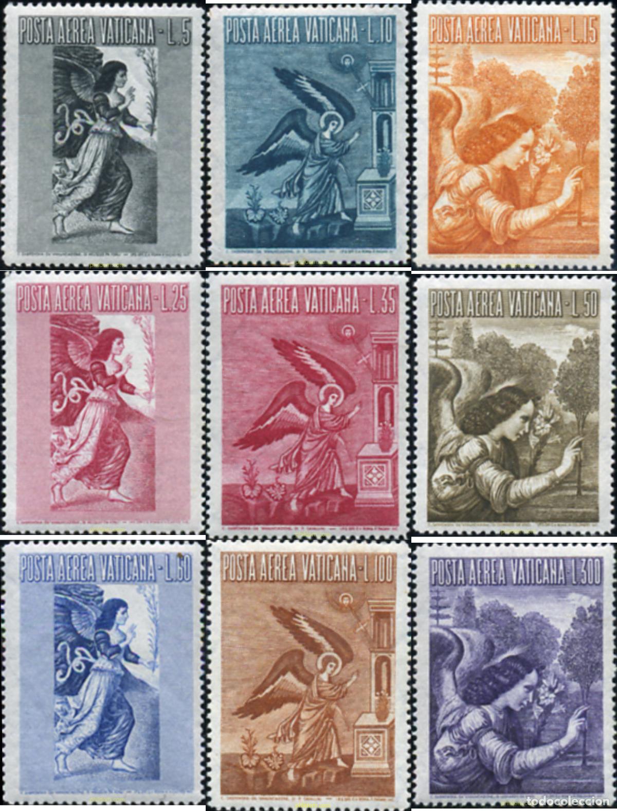 Selos: 115798 MNH VATICANO 1956 ARCANGEL GABRIEL