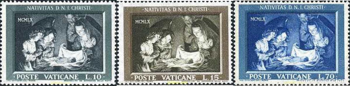 Sellos: 115955 MNH VATICANO 1960 NAVIDAD