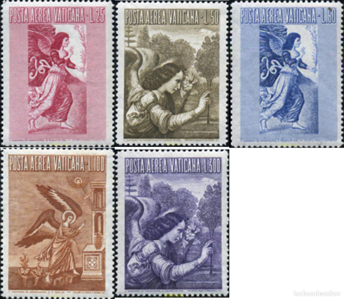 Selos: 684018 MNH VATICANO 1956 ARCANGEL GABRIEL