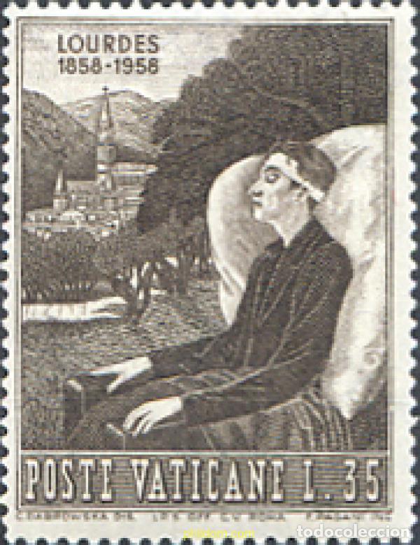 Sellos: 684024 MNH VATICANO 1958 CENTENARIO DE LAS APARICIONES DE LOURDES