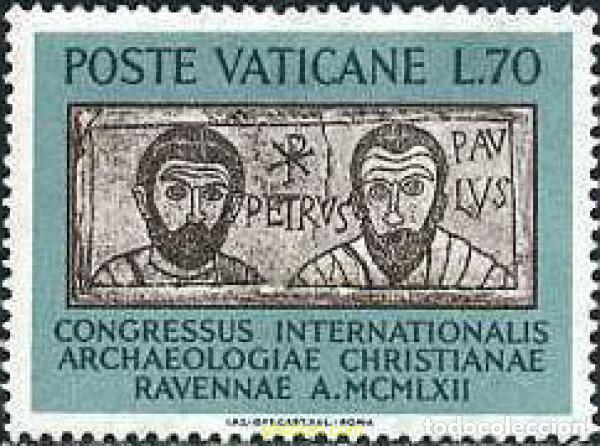 Selos: 684266 MNH VATICANO 1962 CONGRESO INTERNACIONAL DE ARQUEOLOGIA CRISTIANA