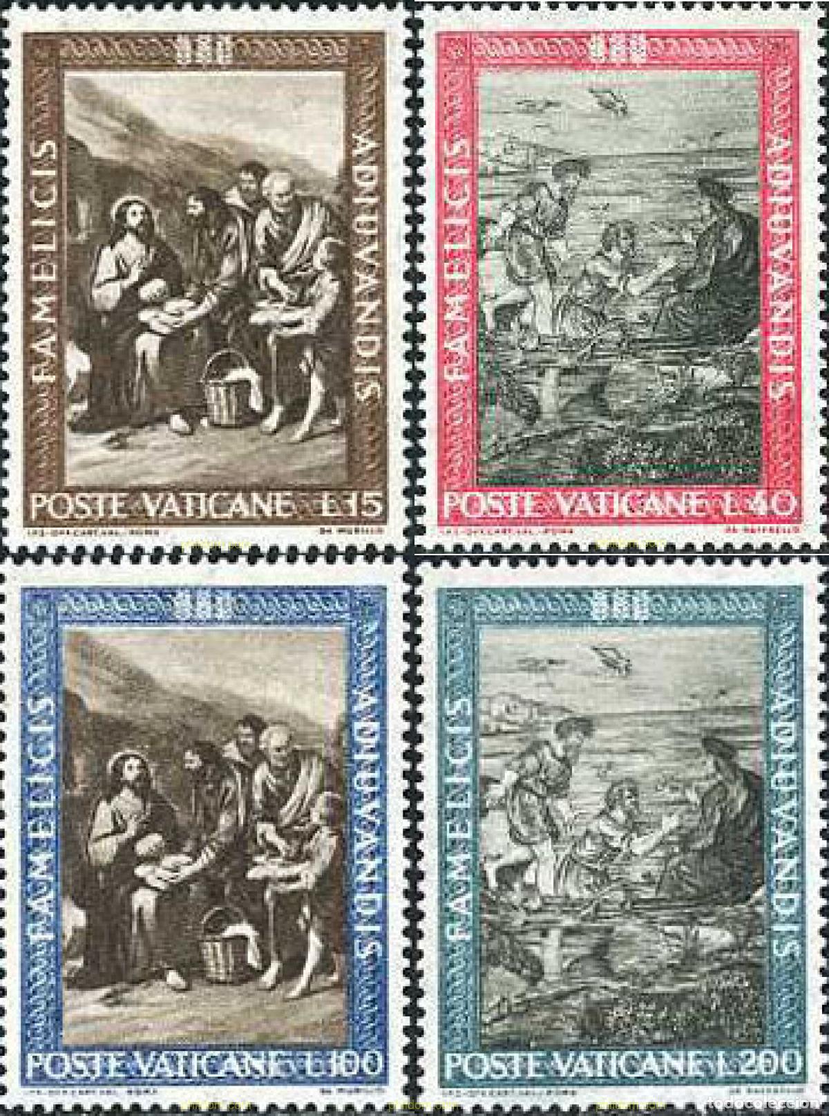 Francobolli: 116053 MNH VATICANO 1963 CAMPA&Ntilde;A MUNDIAL CONTRA EL HAMBRE