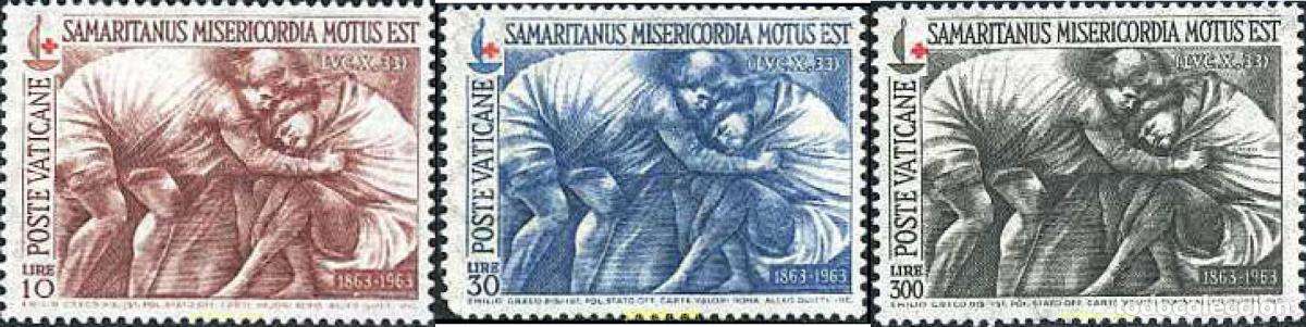 Briefmarken: 684282 HINGED VATICANO 1964 CENTENARIO DE LA CRUZ ROJA INTERNACIONAL