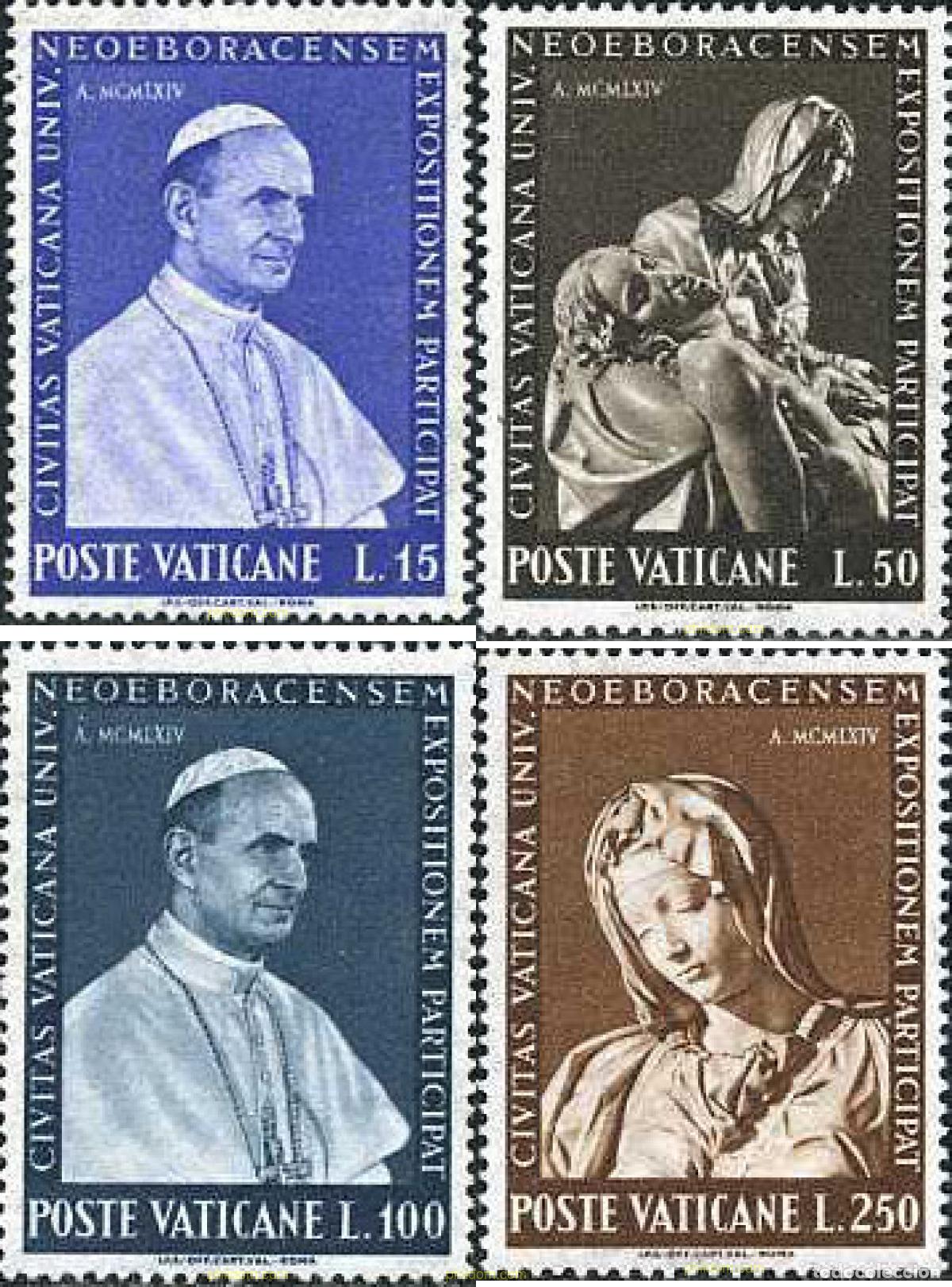 Sellos: 684279 HINGED VATICANO 1964 EXPOSICION INTERNACIONAL DE NUEVA YORK
