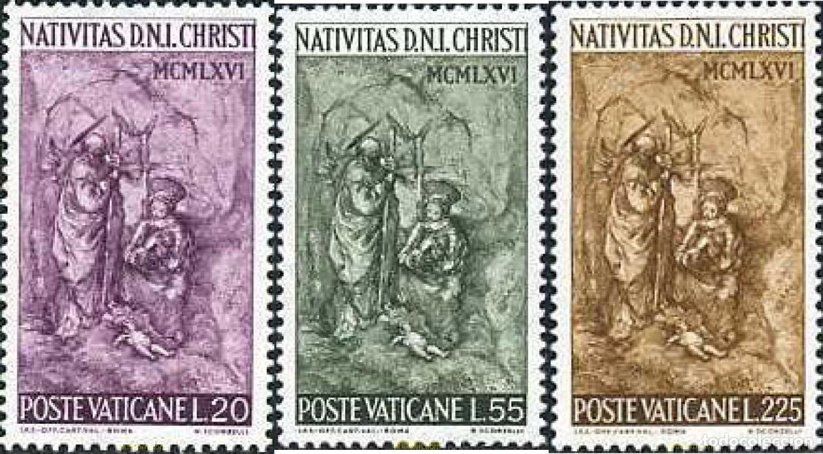 Sellos: 685491 MNH VATICANO 1966 NAVIDAD