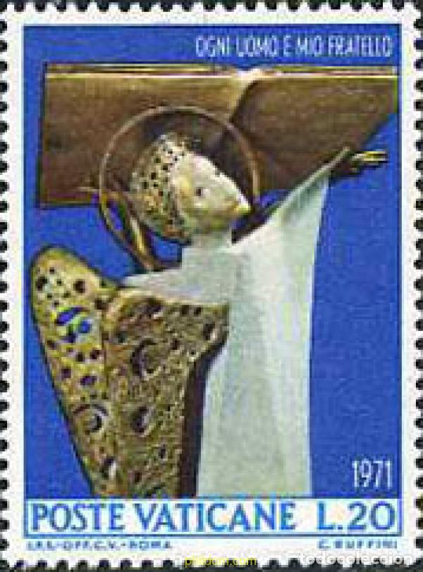Sellos: 685928 MNH VATICANO 1971 A&Ntilde;O INTERNACIONAL DE LA LUCHA CONTRA EL RACISMO