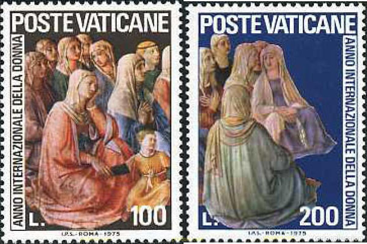 Sellos: 116507 MNH VATICANO 1975 A&Ntilde;O INTERNACIONAL DE LA MUJER