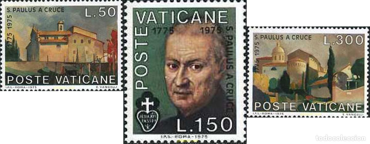 Sellos: 116511 MNH VATICANO 1975 BICENTENARIO DE LA MUERTE DE SAN PABLO DE LA CRUZ